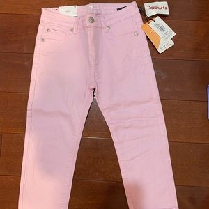 Pink Capri Jeans